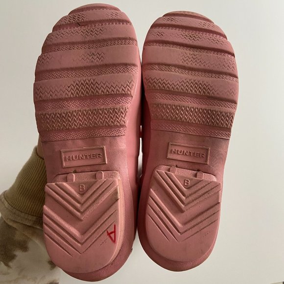Hunter Kids Blush Pink Boots - Picture 9 of 10